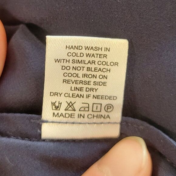 Quince Navy Blue Silk Slip Midi Dress S Spring Wedding Formal - Picture 5 of 8